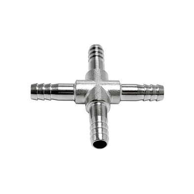 Brass "Cross" Gas Fittings for 3/8 Inch I.D. Tubing - American Talos Inc.