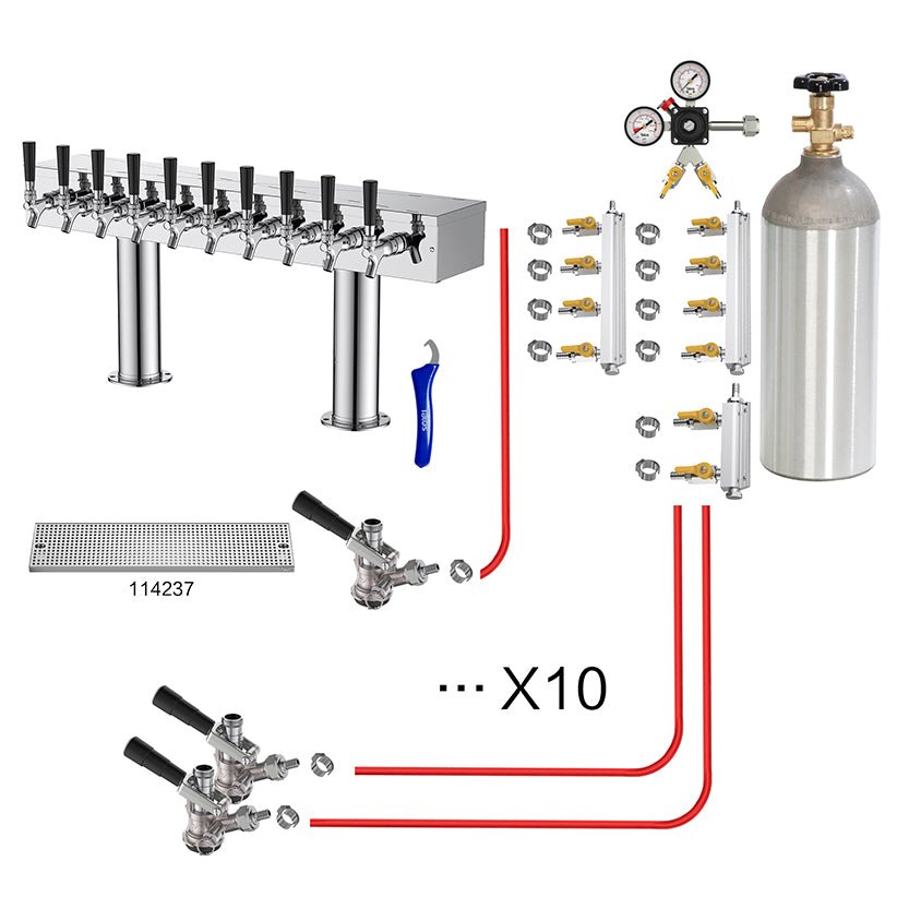 Tower Kegerator Conversion Kit 10Way American Talos Inc.