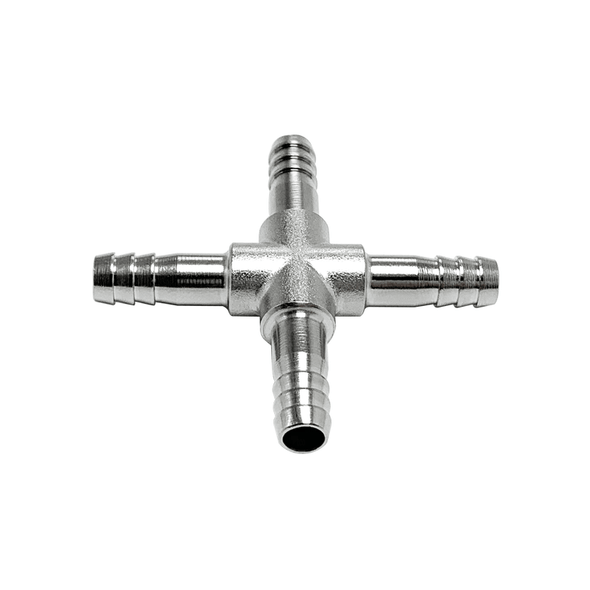 Brass "Cross" Gas Fittings for 1/4 Inch I.D. Tubing - American Talos Inc.