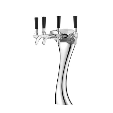 Elegance 4 Faucets Glycol Beer Tower - American Talos Inc.