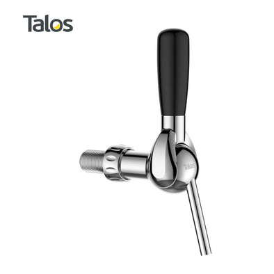 European Ball Faucet Beer Tap with Flow Control - Brass - American Talos Inc.