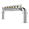Large U 8 Faucets Glycol Beer Tower-With LED Lights - American Talos Inc.