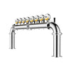 Small U 8 Faucets Glycol Beer Tower-With LED Lights - American Talos Inc.