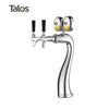 Swan Tower V2 with LED Light - 2 Faucet Draft Beer Tower - American Talos Inc.