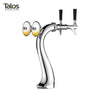 Swan Tower with LED Light - 2 Faucet Draft Beer Tower - American Talos Inc.