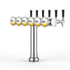 T Style 6 Faucets Glycol Beer Tower - American Talos Inc.